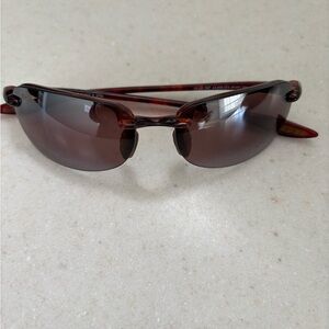 Maui Jim Women Brown Rimless Sunglasses - Brown Lenses